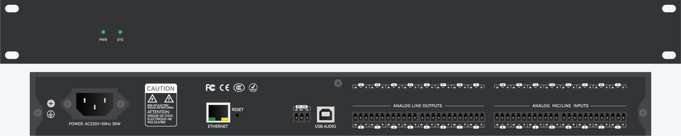 6.3.7、八進(jìn)八出數(shù)字音頻處理器HUS-DSP0808