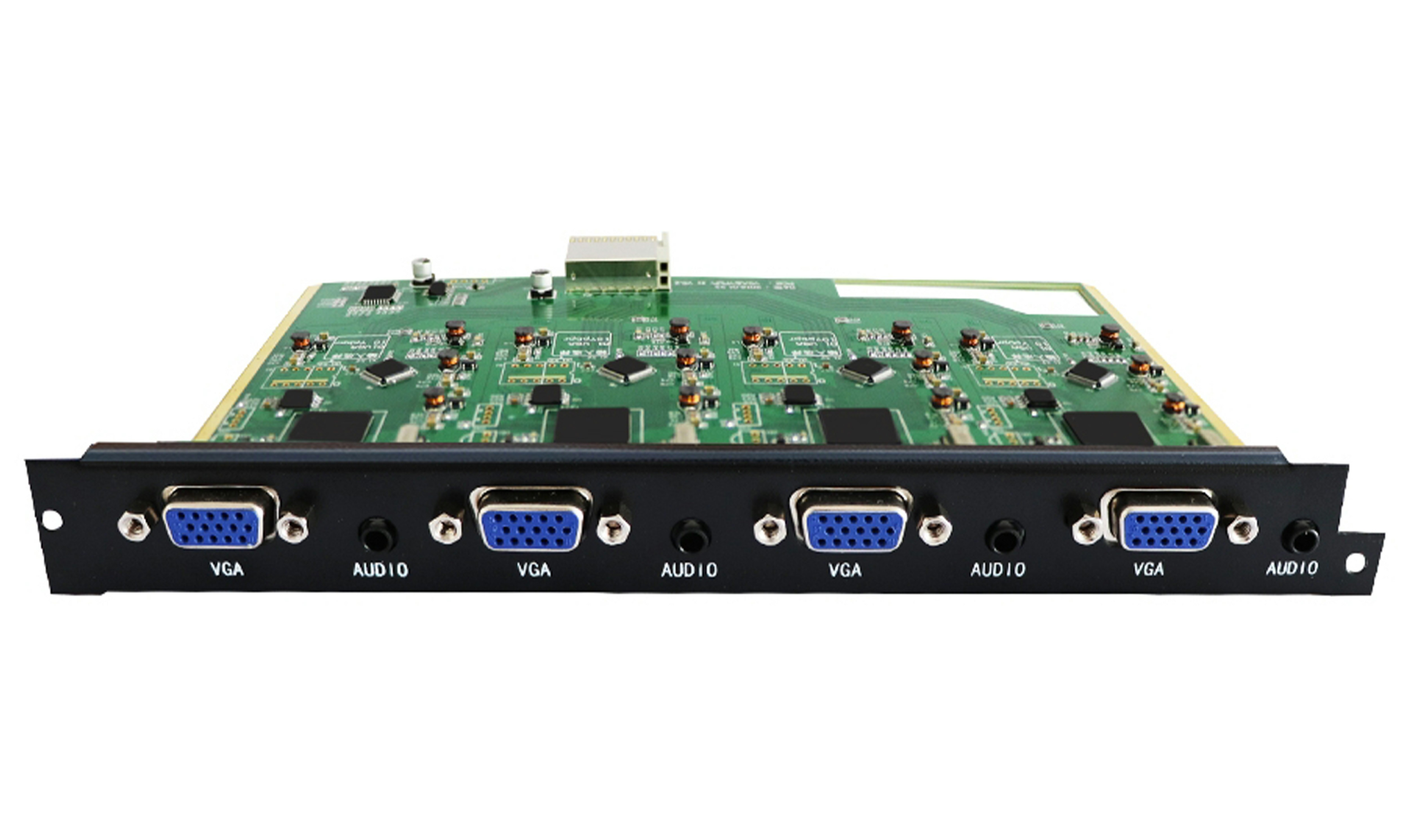 HUS-VGA-4IN 無縫4路VGA、Ypbpr分量及音頻輸入卡