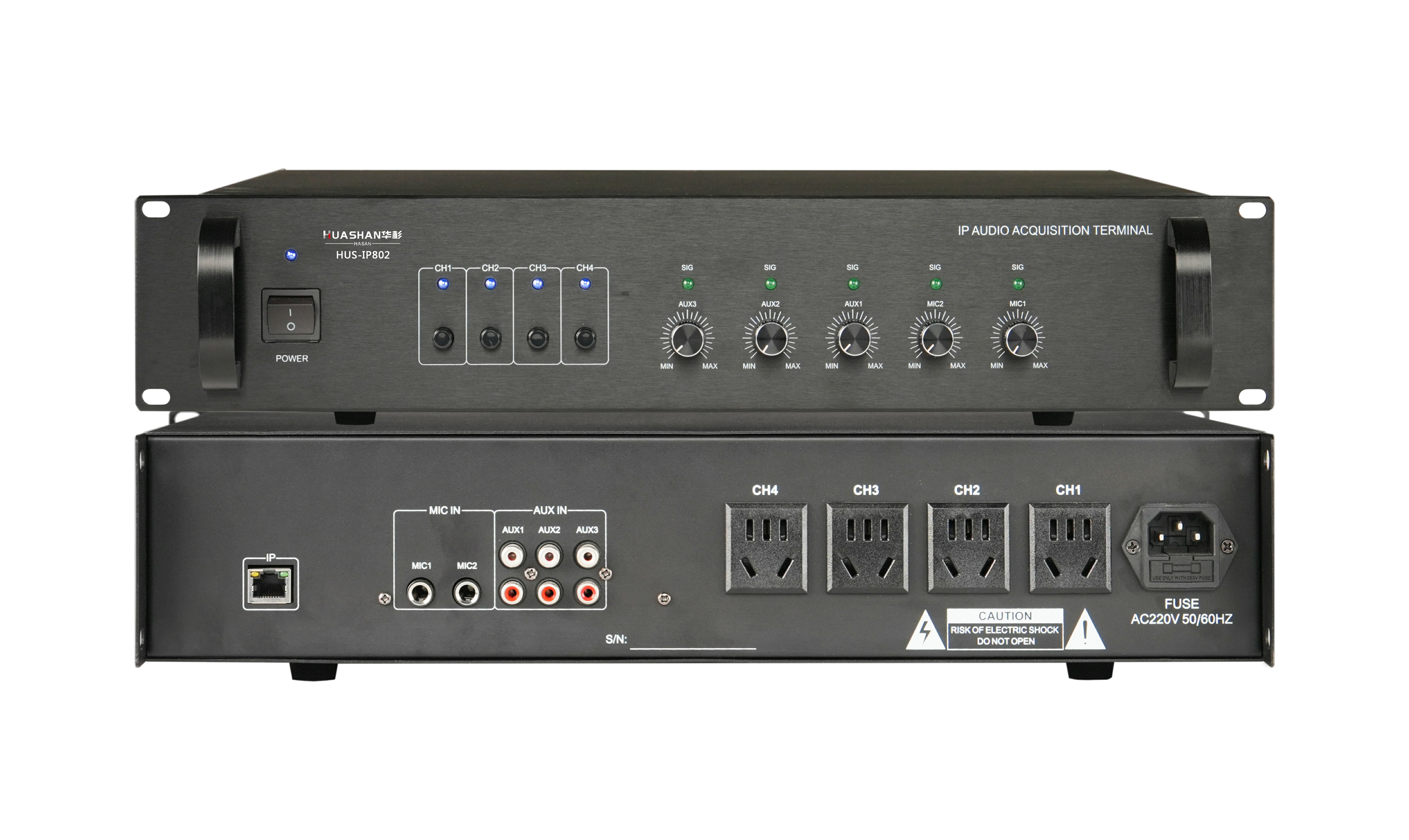 HUS-IP802 IP網(wǎng)絡(luò)編碼器 (IP采集終端) 模擬信號(hào)轉(zhuǎn)數(shù)字信號(hào)