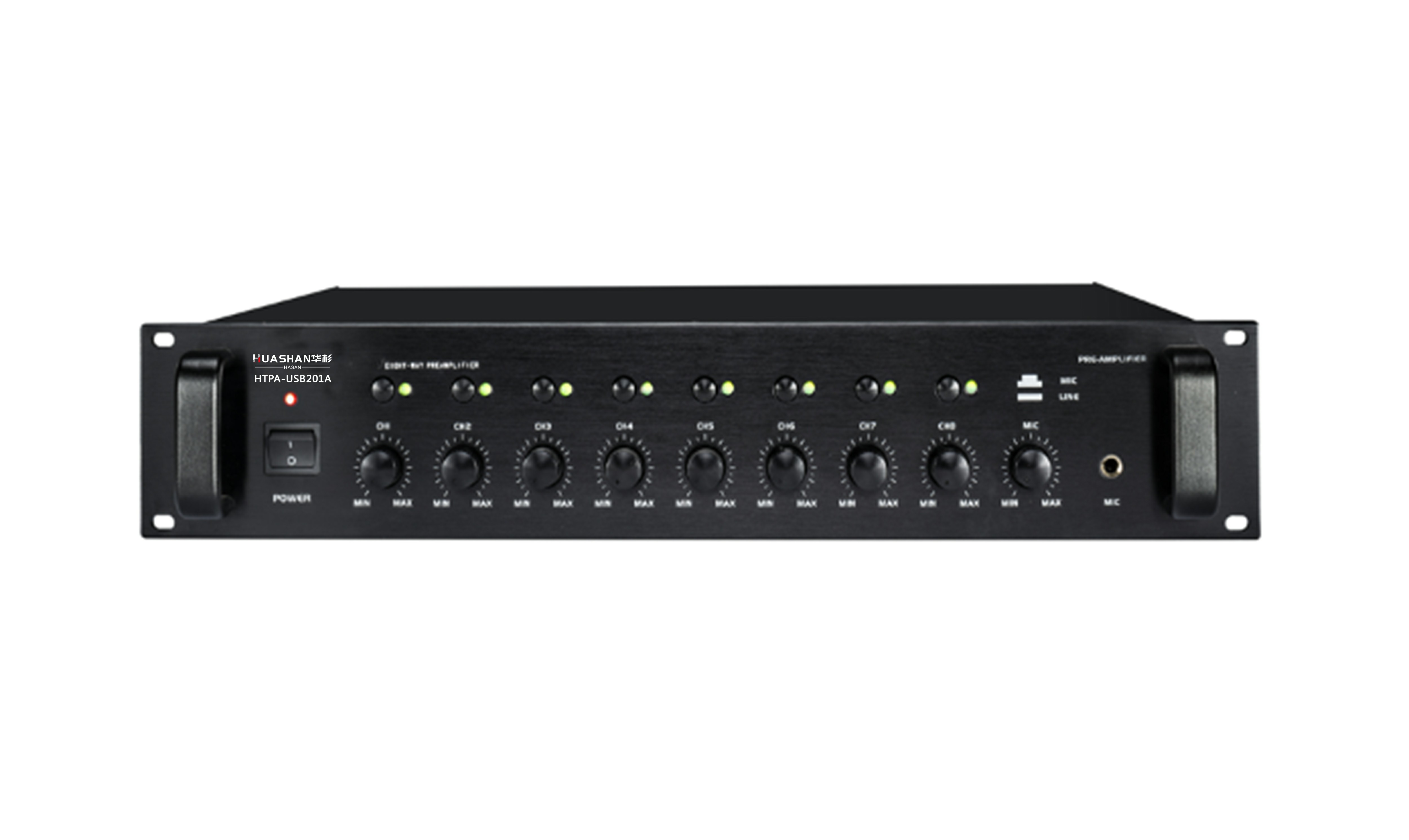 HTPA-USB201A 前置放大器（8進(jìn)8出）