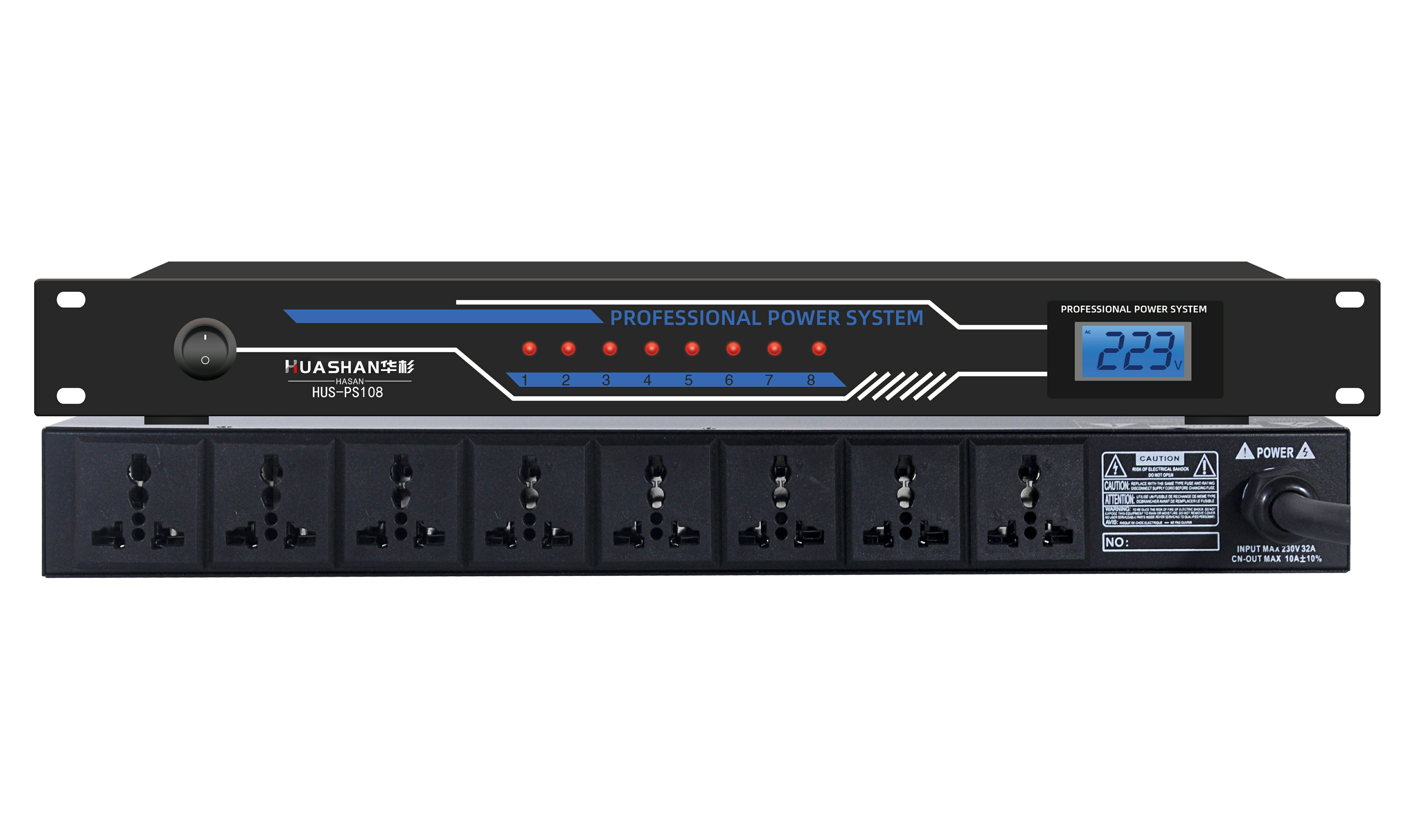 HUS-PS108 八路電源時序器