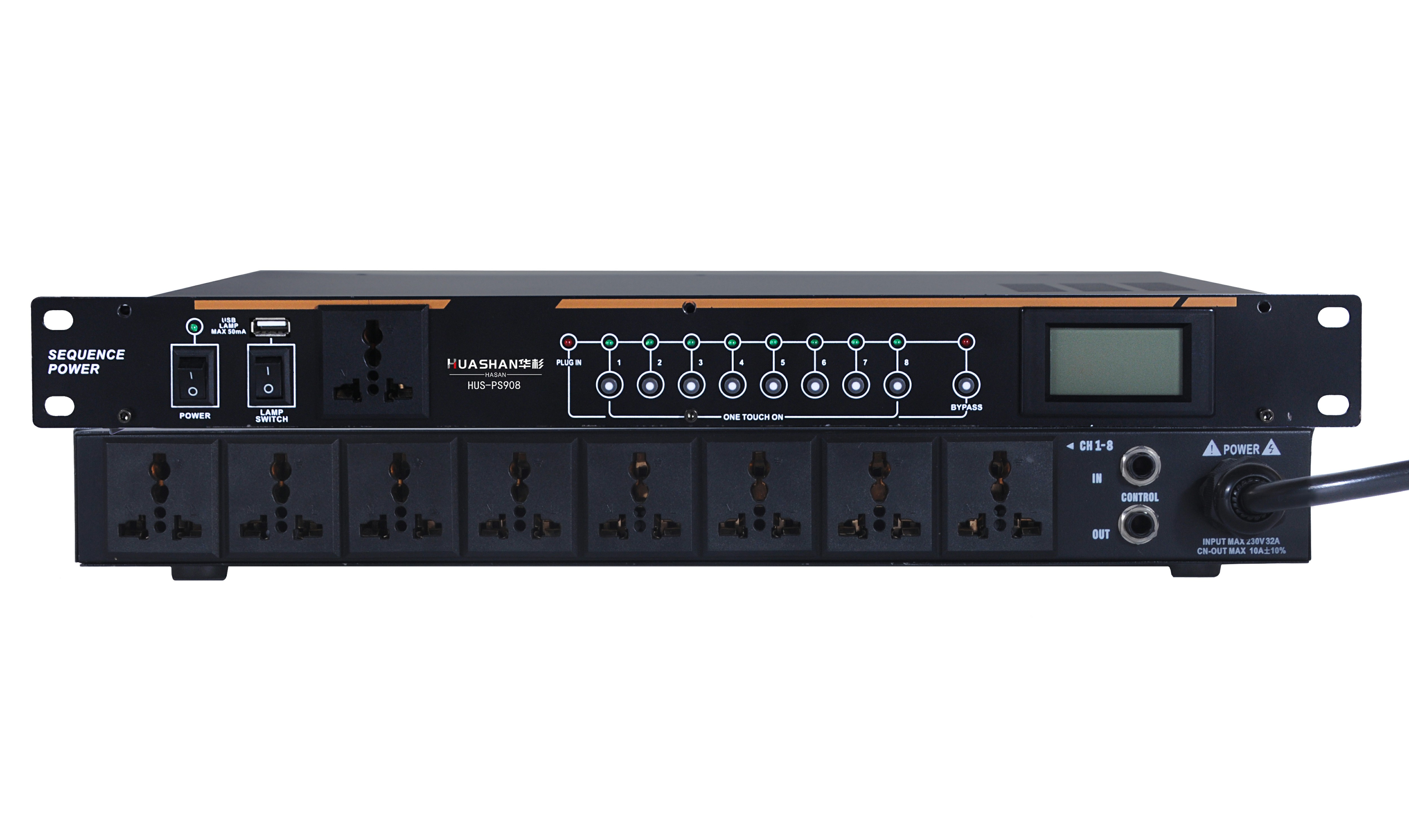 HUS-PS908 八路電源時序器