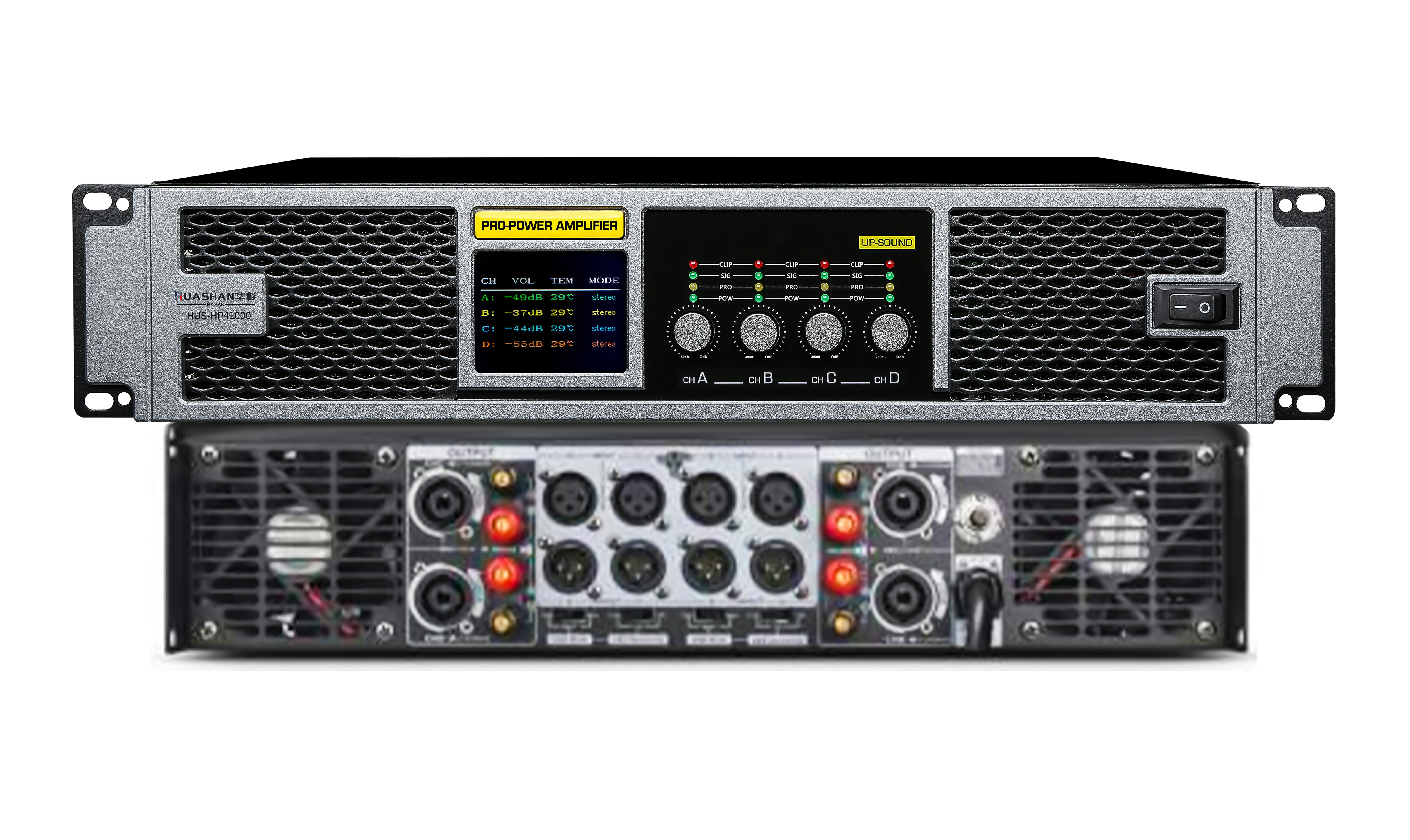 HUS-HP41000 四通道專業(yè)功放
