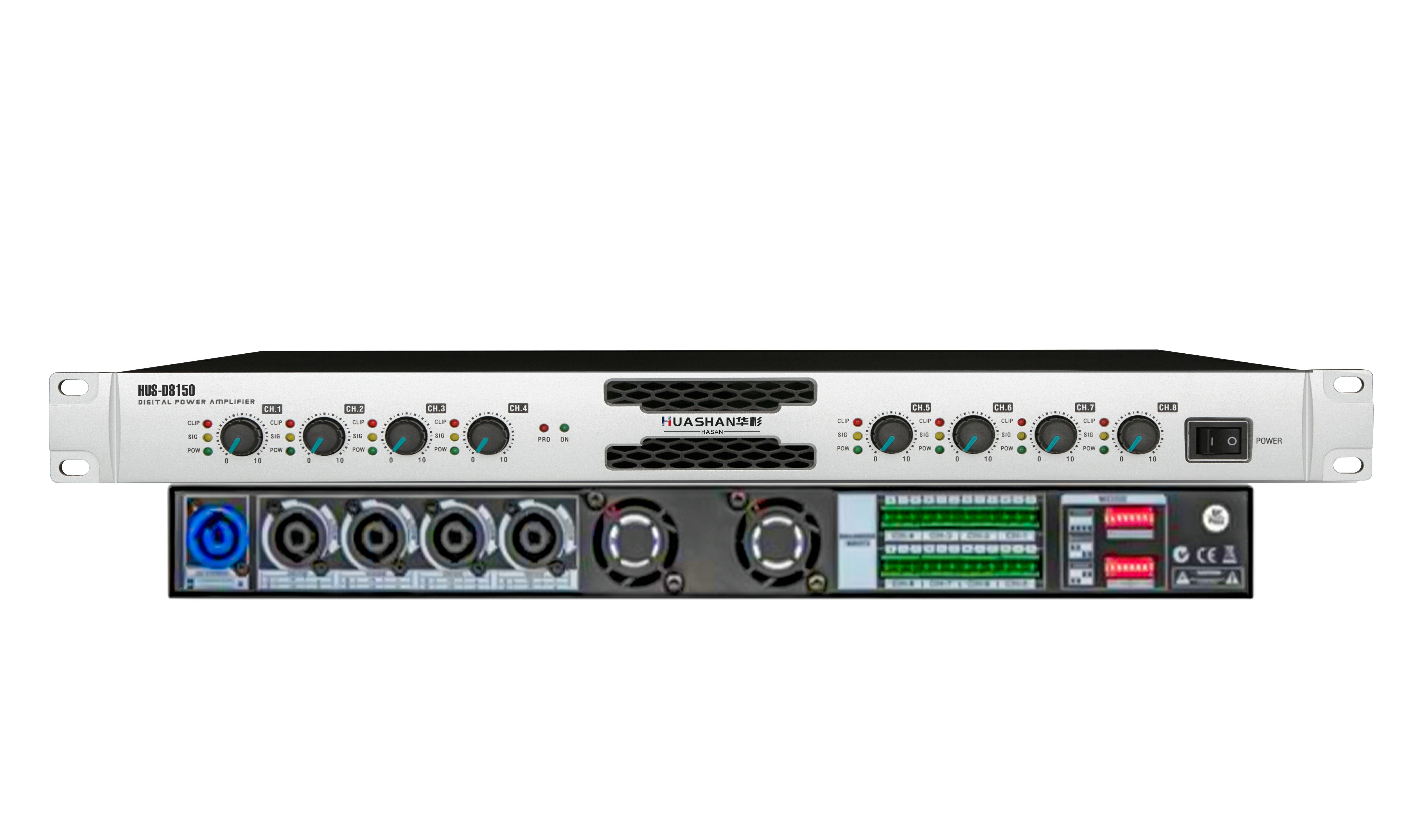 HUS-D8150 八通道專業(yè)功放