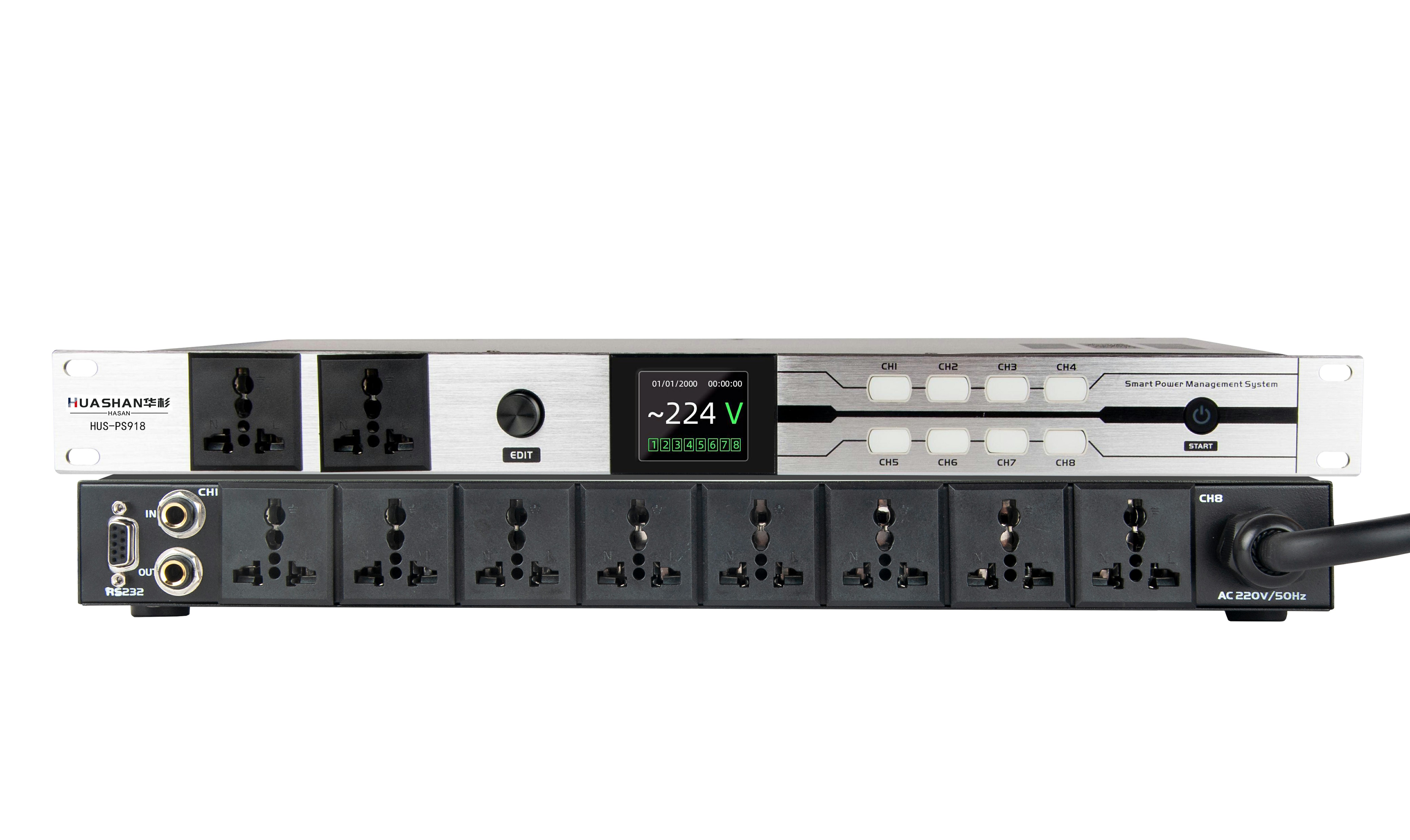 HUS-PS918 八路電源時序器