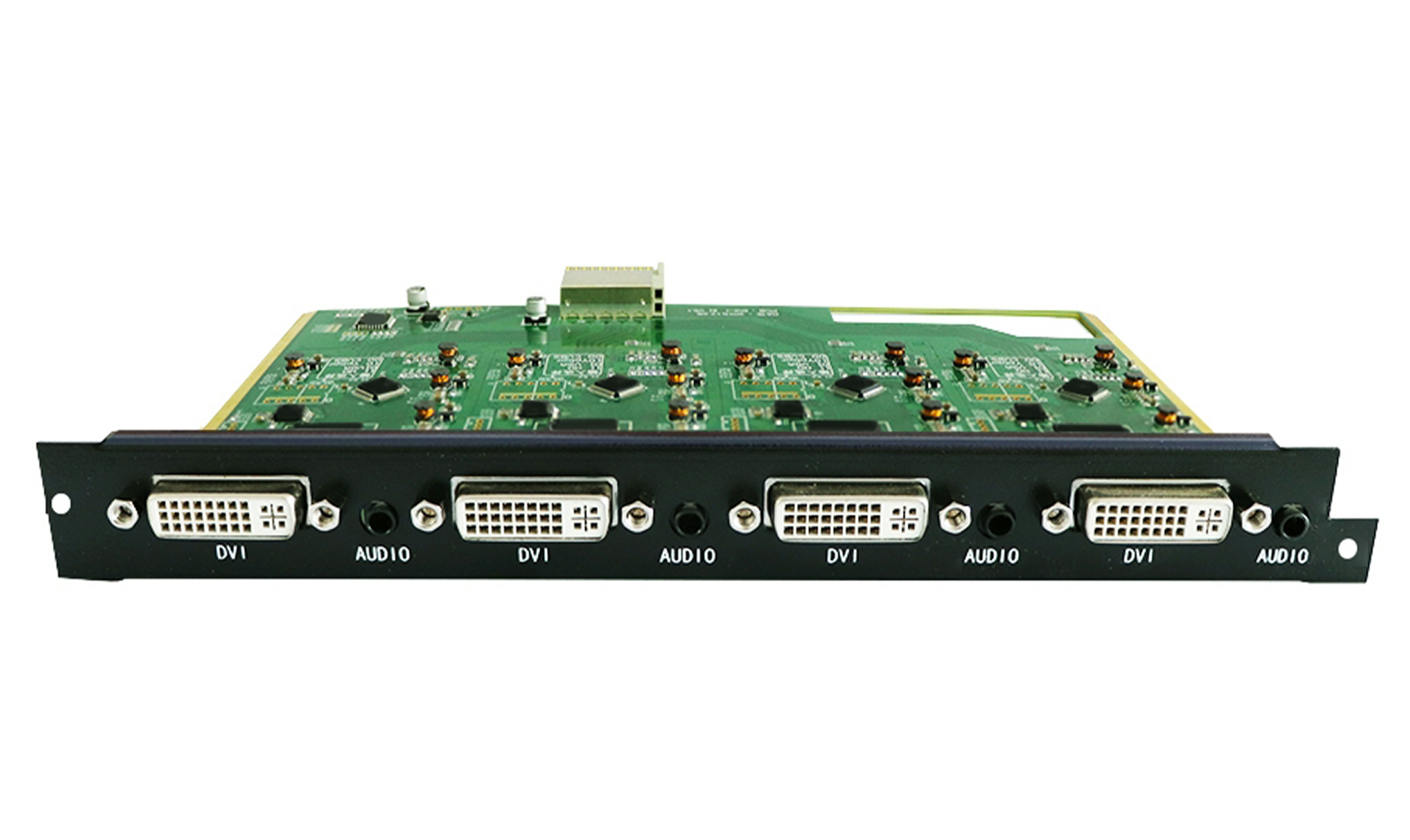 HUS-DVI-4IN 無縫4路DVI、VGA、AV、Yprpb、音頻輸入卡