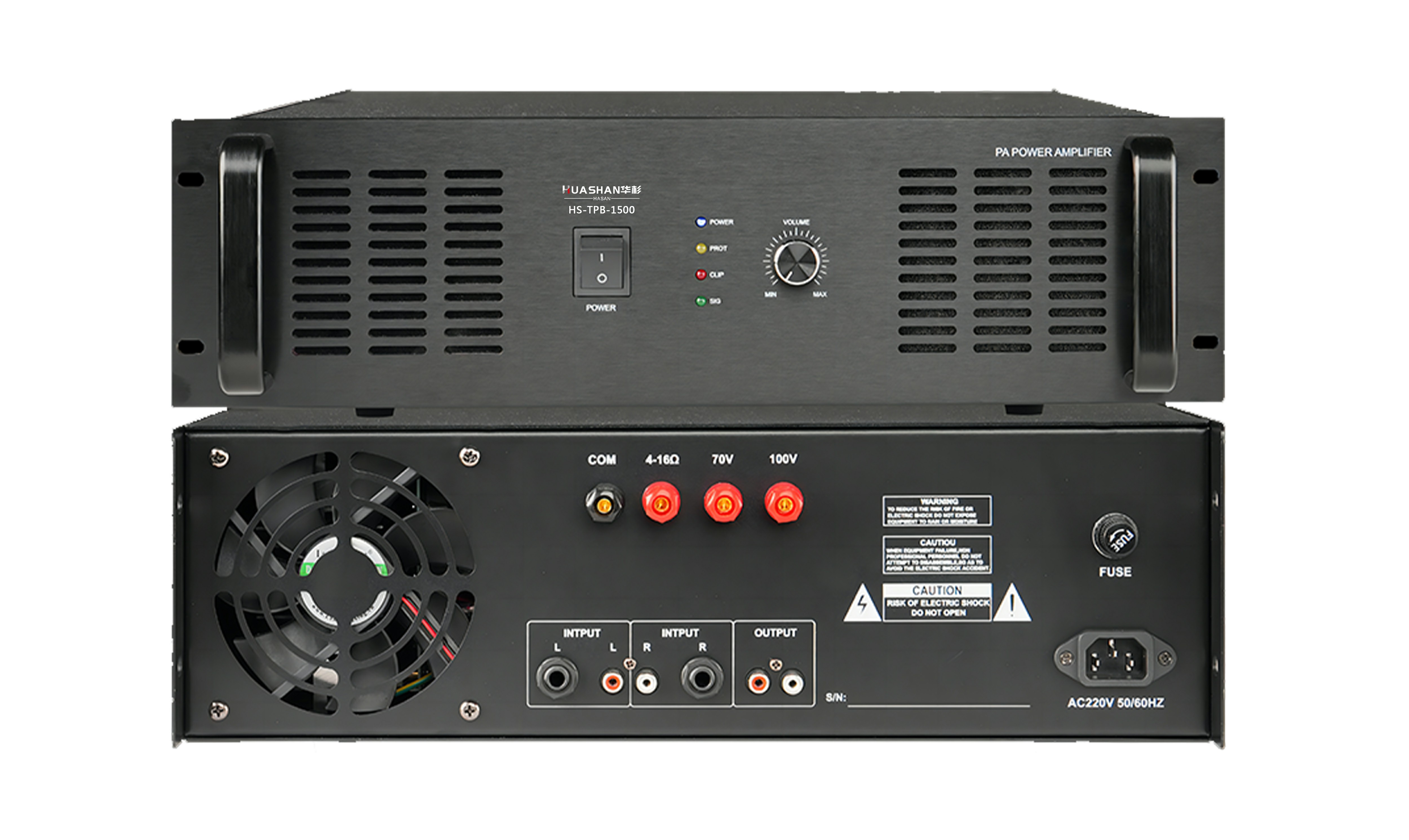 HS-TPB-1500 純后級廣播功放(1500W)