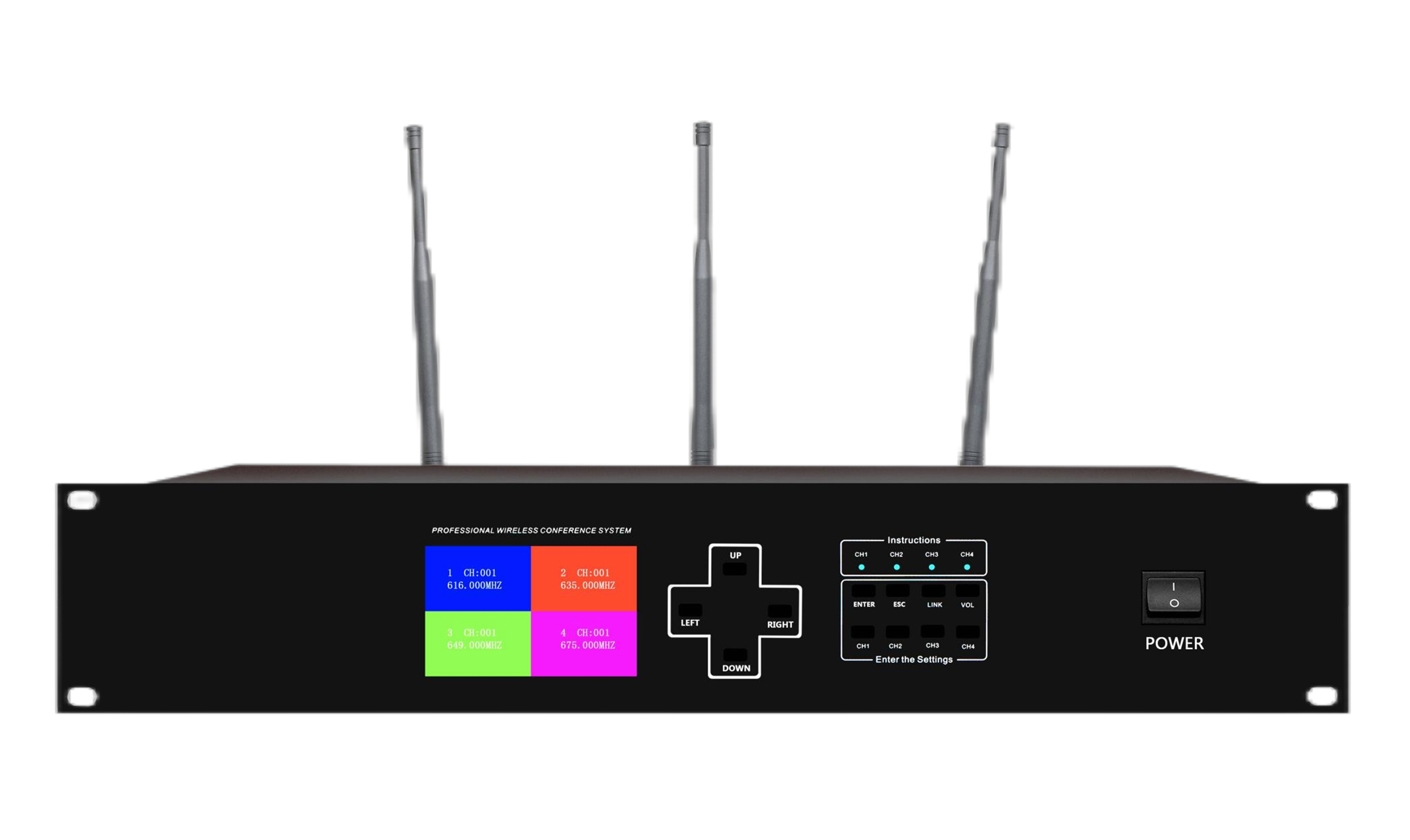 HUS-2400M 無線視像跟蹤會議主機