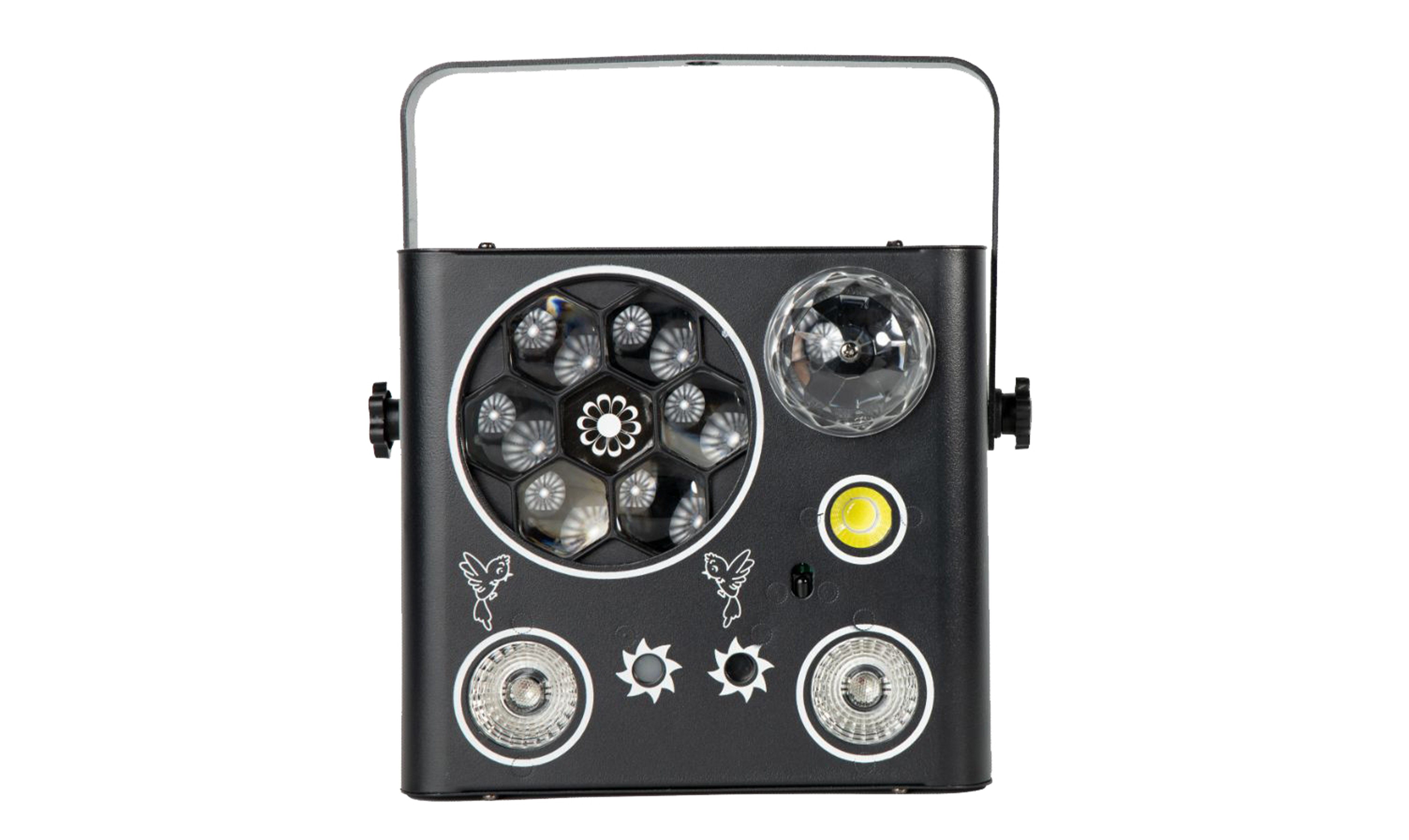 HZJG02  （五合一）旋轉魔球激光燈（遙控款）