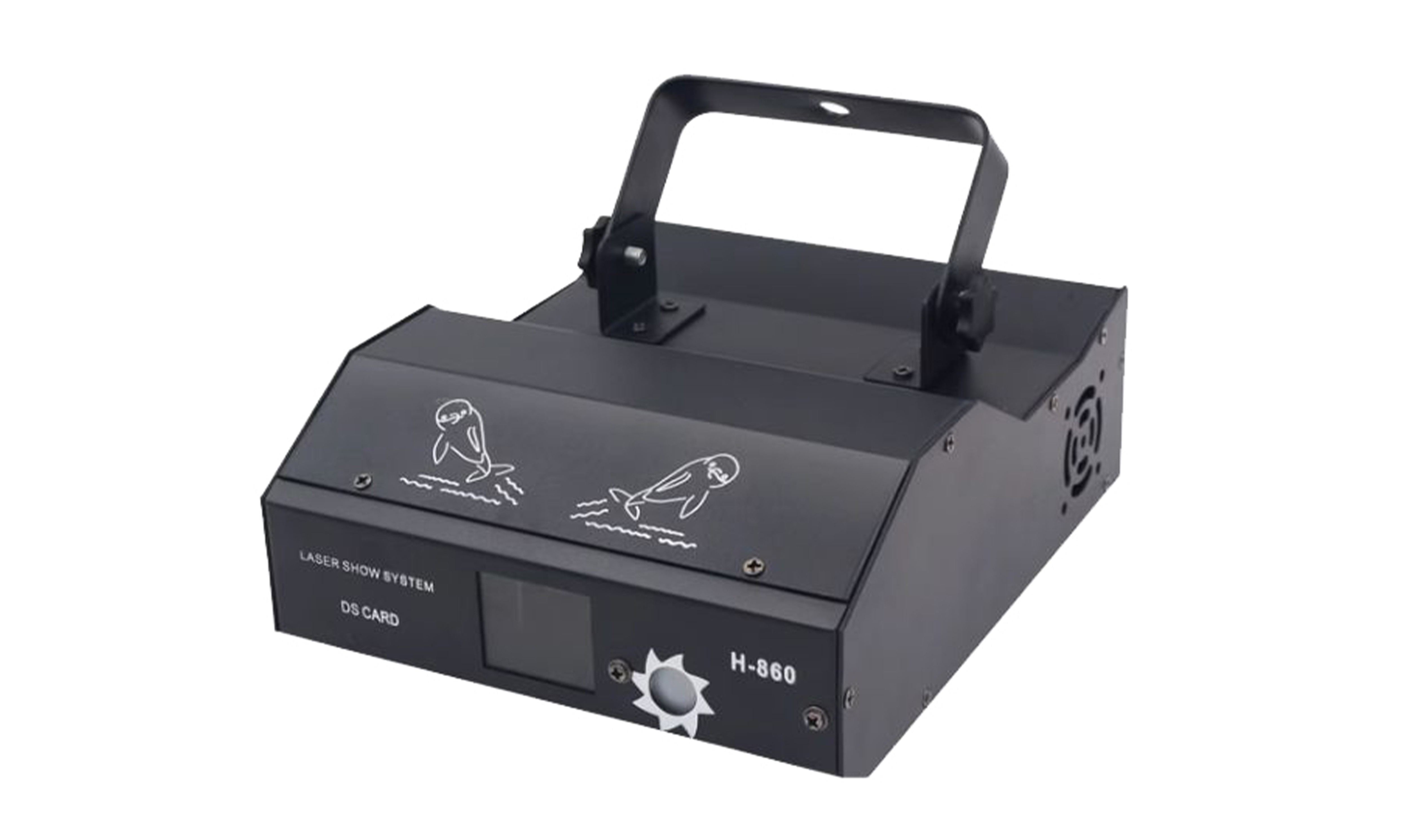 HTJG02  海豚動畫激光燈（黑外觀）