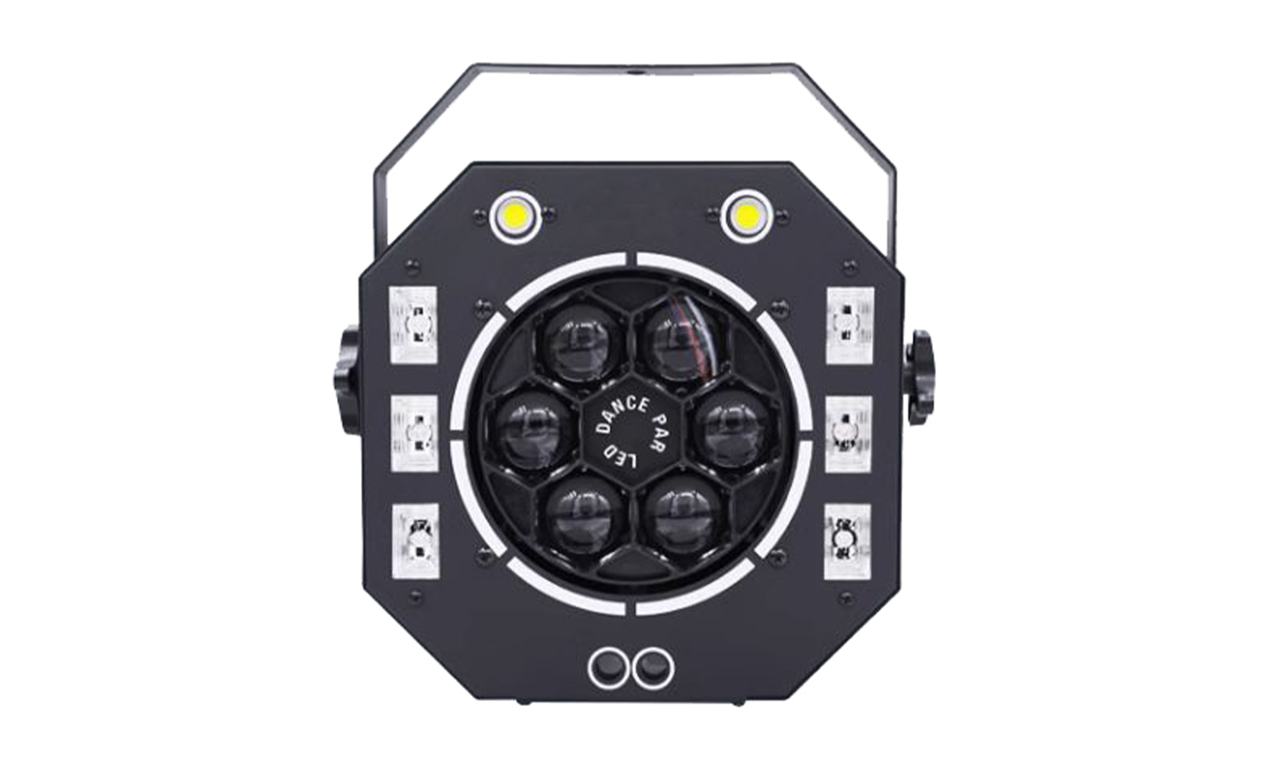 HWD06A  Mini六眼蜂窩燈 （頻閃+激光+光束+圖案）