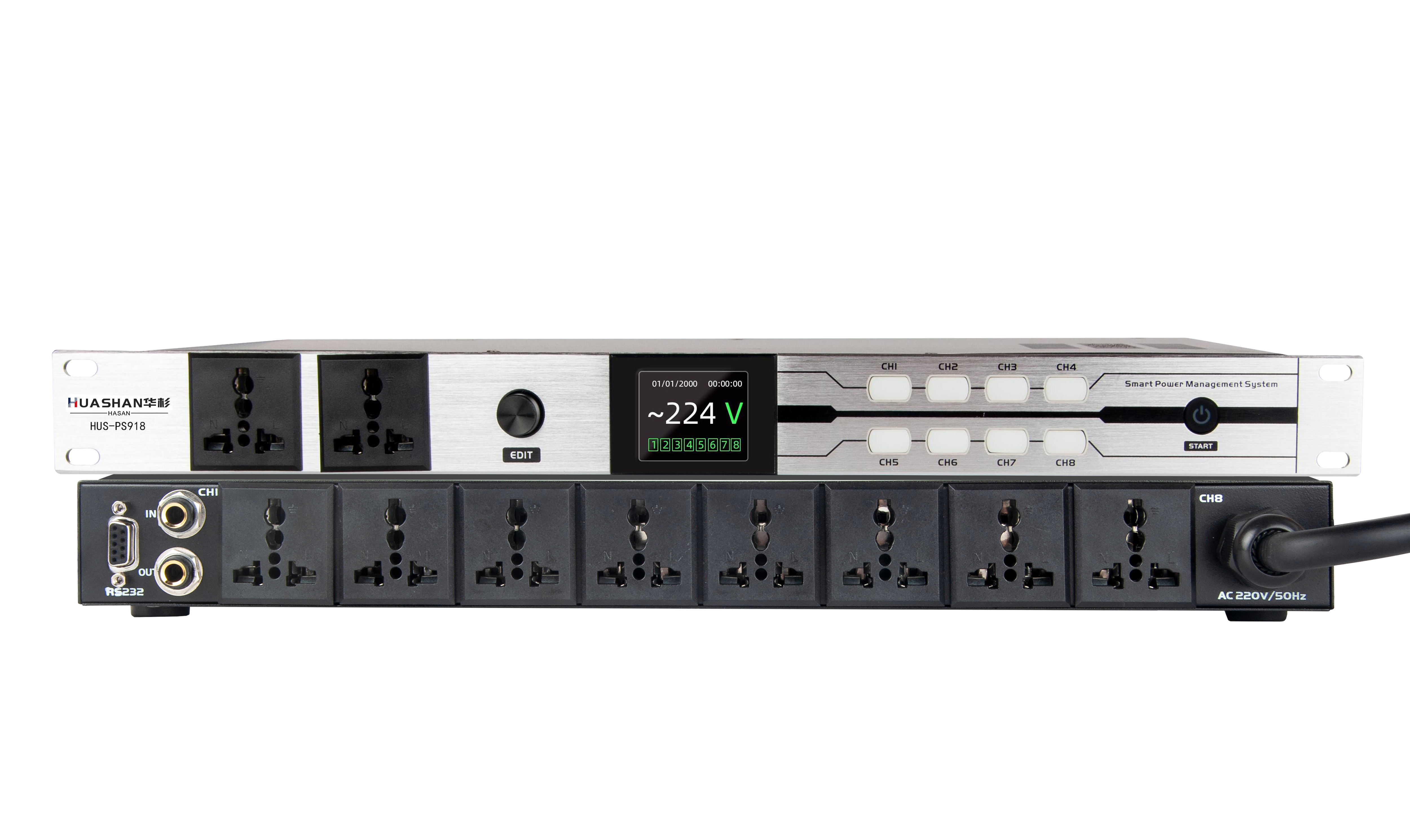 八路電源時序器HUS-PS918