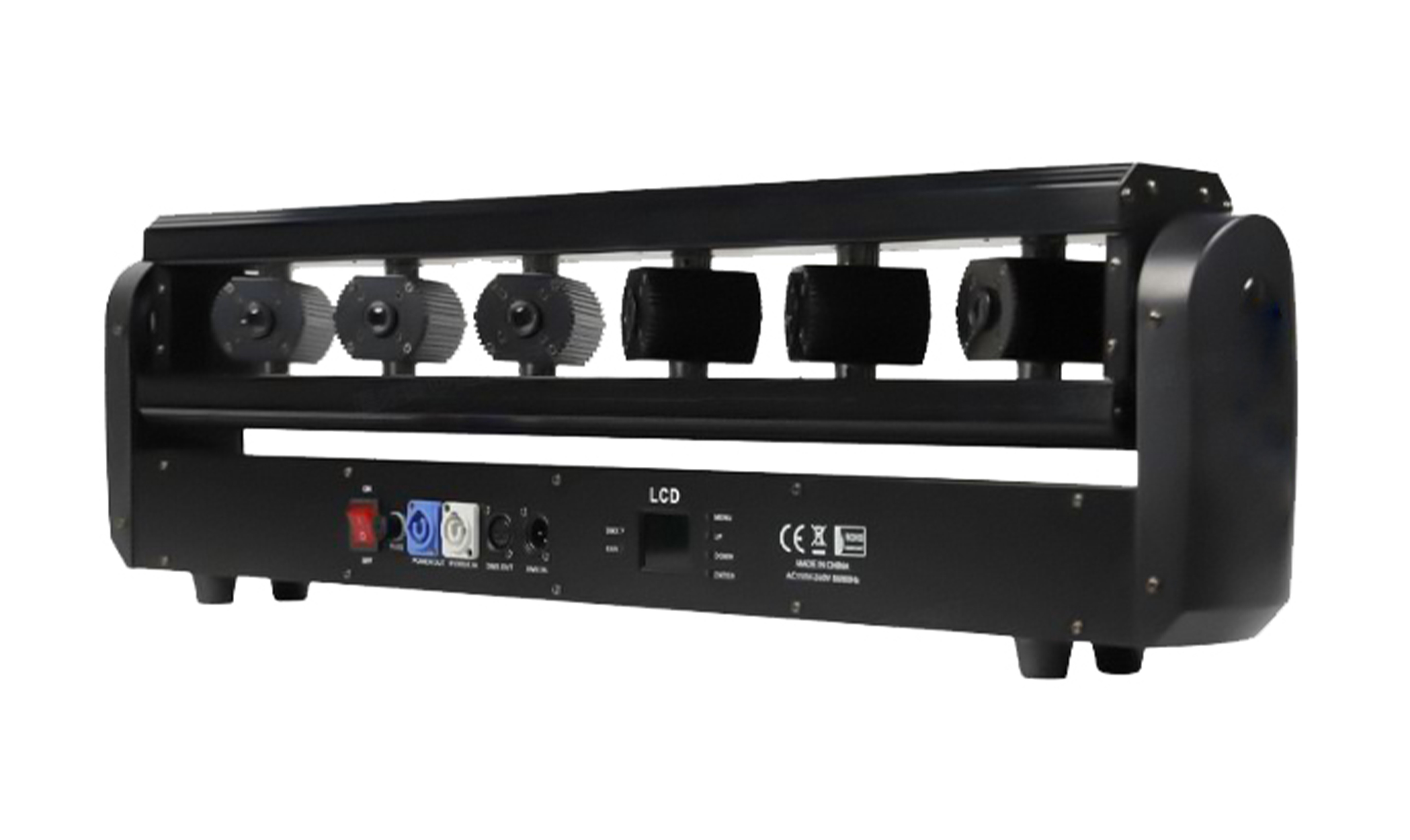 HCTJG02IA 六眼搖頭激光燈（500MW單紅）/ HCTJG02IC 六眼搖頭激光燈（500MW單藍(lán)）/ HCTJG02ID 六眼搖頭激光燈（500MW全彩）